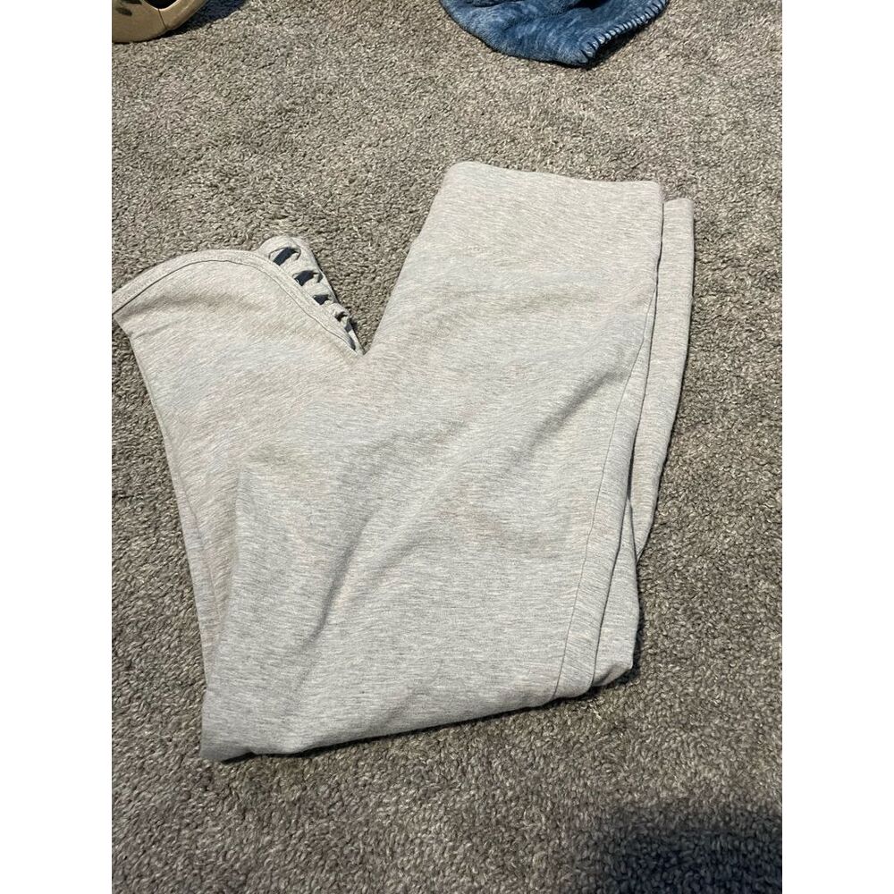RBX Size M Gray Leggings with Calf Detail